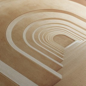 Obraz - Beżowe przejście (170x50 cm)