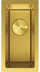 Mexen Trixo zlewozmywak stalowy 1-komorowy 230 x 440 mm, złoty HC - 6411221000-55HC