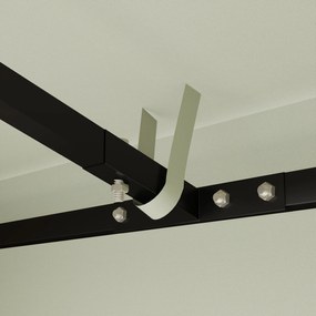 Outsunny 3 x 3 m Zamienna plandeka na pawilon, Osłona do pawilonu ogrodowego, z otworami odpływowymi, UPF30+, Jasnoszary