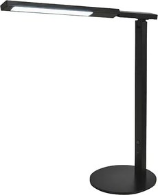 Ideal Fabas Luce lampa stołowa LED 10 W, czarna, dotykowe ściemnianie CCT 3000-6000 K, nowoczesny design
