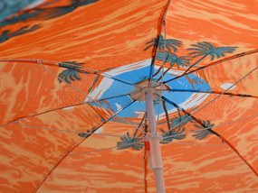 Parasol SUNSET BEACH 180 cm, pomarańczowy