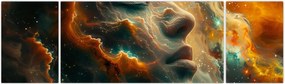 Obraz - Twarz w kosmosie (170x50 cm)