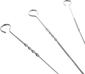 Szpikulce do szaszłyków zestaw 10 szt. ze stali nierdzewnej – Orion