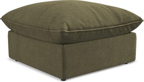 Pufa - z tkaniny strukturalnej - oliwkowy - MANAO