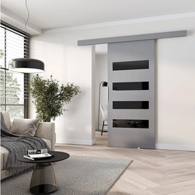 MINIO go for it, Drzwi przesuwne wewnętrzne CLEAN F 86 cm  w kolorze szarym