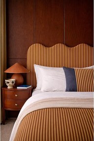 Tapicerowany zagłówek o falistym kształcie 160x73,5 cm