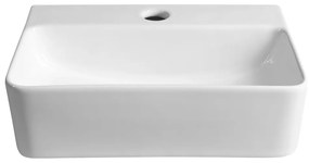 Biała ceramiczna umywalka 36x25 cm Gerda – Sapho