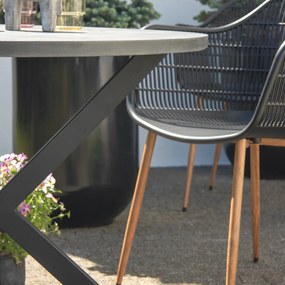 Stół ogrodowy Lukka 100 cm szary PATIO
