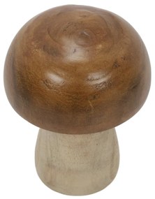 Drewniana figurka grzybek, 15 cm