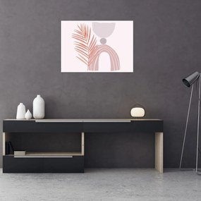 Obraz na szkle - Fioletowy minimalizm N⁰1 (70x50 cm)