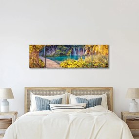Obraz - Jeziora Plitwickie, Chorwacja (170x50 cm)