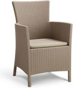 Krzesło polirattanowe MONTANA cappuccino