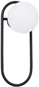 Industrialny kinkiet ścienny z okrągłym kloszem - S825 G0-K75