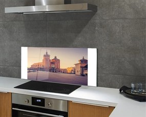 Panel Szklany Poranek przy Bazylice w Krakowie