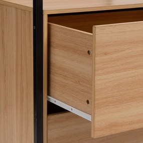 Szafa otwarta w naturalnym kolorze 60x190x48 cm Armarios – Casa Selección