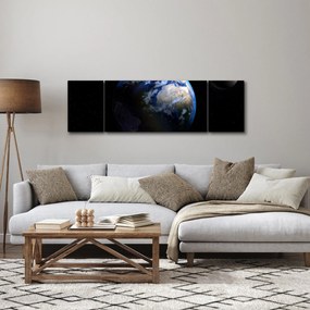 Obraz Ziemi i Księżyca (170x50 cm)