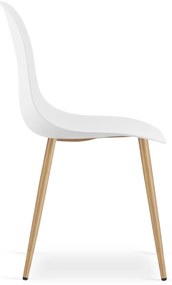 Białe krzesło OSAKA