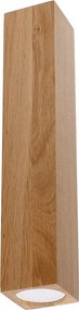 Plafony Skandynawski Keke, Drewno - 1 Źródło - L.6 X H.30 Cm - Dąb