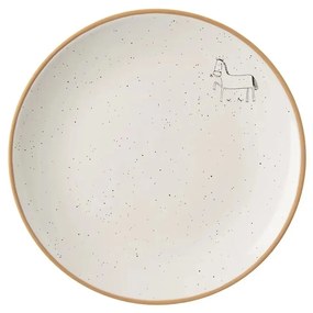 Orion Ceramiczny talerz deserowy Koń wiejski, śr.19,5 cm