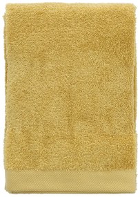 Żółty ręcznik z bawełny organicznej 50x100 cm Comfort – Södahl