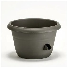 Plastia Siesta donica samonawadniająca antracyt 25 cm, Plastia, śred. 25 cm