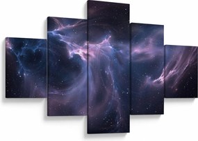 Obraz - Kosmiczna mgławica (125x70 cm)