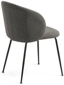 Ciemnoszare krzesło Minna – Kave Home