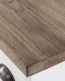 Komoda Brighton 11 szuflad white&amp;natural