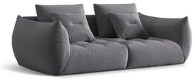 Ciemnoszara sofa z materiału bouclé 232 cm Bloom – Micadoni Home