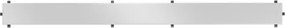 Mexen Flat M13 maskownica 2w1 do odpływu liniowego 60 cm, inox - 1019060
