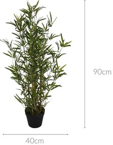 Sztuczne drzewko bambusowe w doniczce, 90 cm