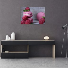 Obraz na szkle makaroników (70x50 cm)