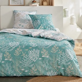 Pościel bawełniana 220 x 240 cm AIRY DAWN, wzór roślinny