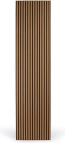 Drewniany panel akustyczny, 2400 x 600 mm, B2BP012, dąb koniakowy