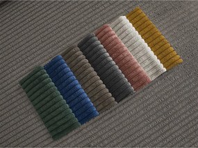 Szara sztruksowa sofa 250 cm Tina – Bobochic Paris