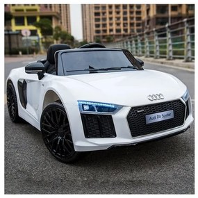 Auto na akumulator audi r8 spyder biały