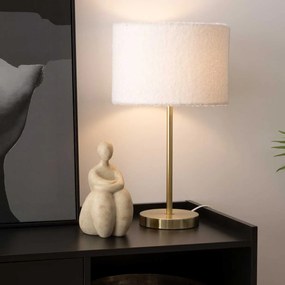 Lampa stołowa z kloszem boucle TINA, wys. 49 cm
