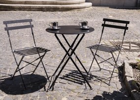 Zestaw mebli Nerovita – stalowe meble ogrodowe o nowoczesnym designie, idealne do kawiarni, ogródków gastronomicznych