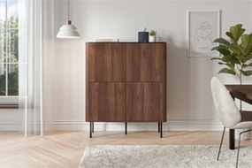 Wysoka komoda Solano KM-2 Halmar, orzech