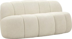 Biała sofa z materiału bouclé 145 cm Ball – Mauro Ferretti