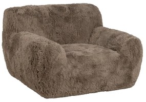 Brązowy fotel Teddy – Ixia