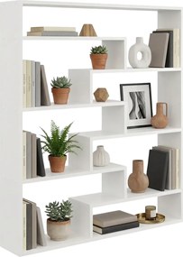 Skandynawski Regał Biały Wiszący Lub Stojący Dąb W1-P20