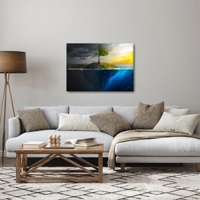 Obraz przedstawiający dwie strony (70x50 cm)