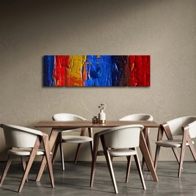 Obraz malarskich kolorów (170x50 cm)