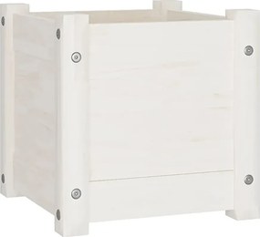 Biała donica ogrodowa S1-B62