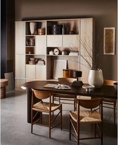 Regał modułowy w dekorze dębu 77x199 cm Modulair – vtwonen