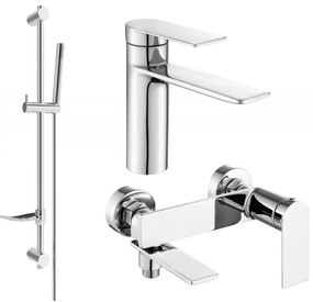 Mexen Zero DF70 zestaw wannowy, chrom - 71103DF70-00