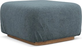 Pufa - z tkaniny bouclé - jeans - AILANI