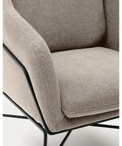 Beżowy fotel Brida – Kave Home