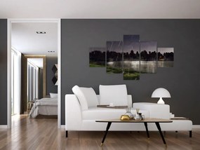 Obraz - Deszczowy wieczór (125x70 cm)